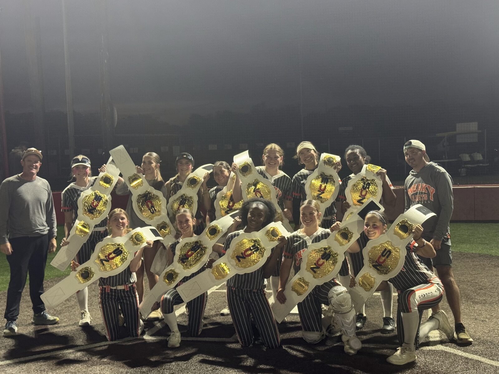Adeline Camden with her select team