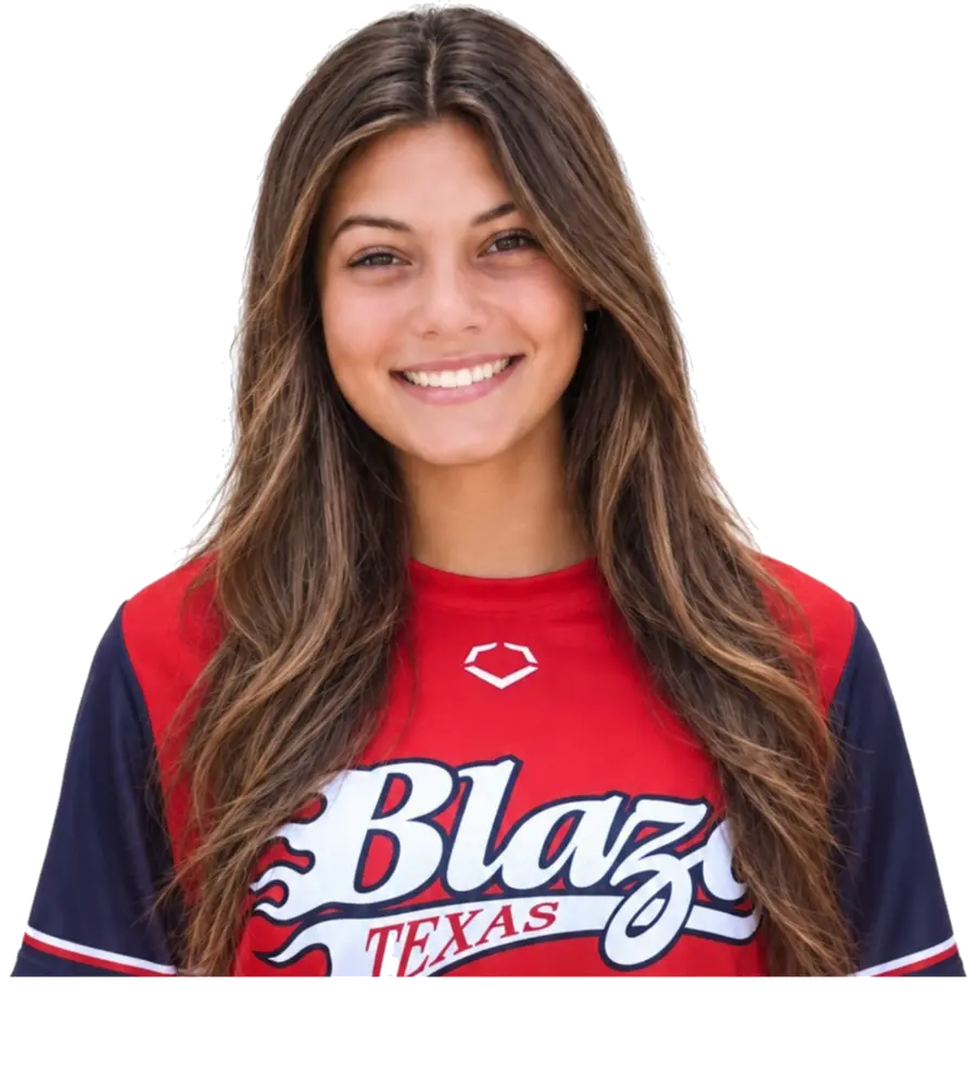 Adryn Bertling in her Texas Blaze United jersey